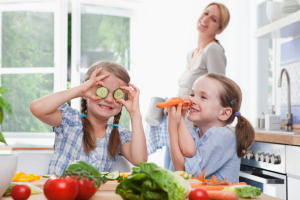 Дети и овощи