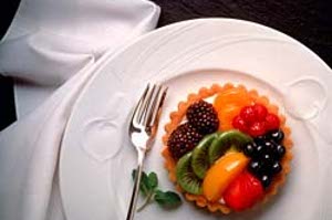 Тарталетка с фруктами и ягодами