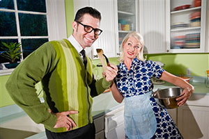 Супруги на кухне
