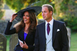 Британский принц Уильям и его невеста Кейт Миддлтон