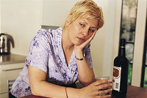 женщина и алкоголь