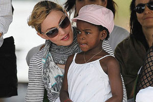 Мадонна с дочерью Мерси