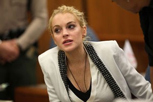 Линдси Лохан в суде