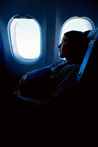 Беременная женщина в самолете
