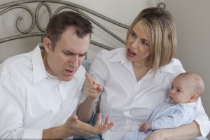 Ссора в семье при ребенке