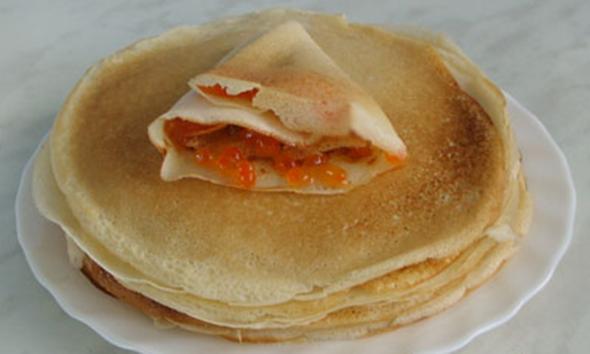 Рецепт блинов на молоке