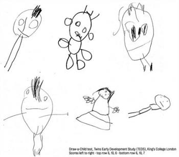 Детские рисунки связаны с уровнем интеллекта в будущем