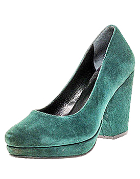 Модные тенденции: зеленые туфли