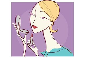Праздничный макияж на 8 марта рисуок