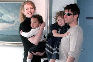 Николь Кидман и Том Круз с детьми