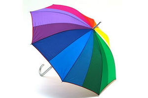 Яркий зонт