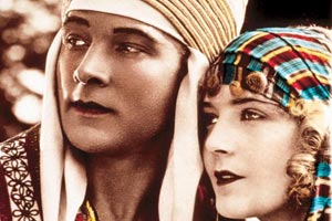 Рудольфо Валентино и Джин Беккер