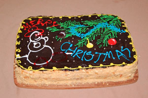 Торт «Новогодняя шкатулка»