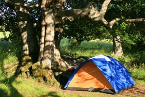 Летний поход с палаткой
