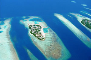 Мальдивские острова расположены в Индийском океане