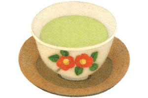 Травяной чай рисунок